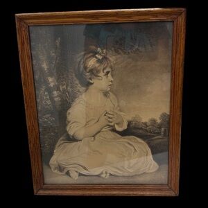 Vintage Framed “Age of innocence”